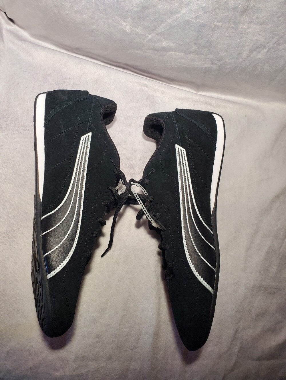 Puma Catch SD Premium Suede Sneaker Black White size 11 - Picture 5 of 8